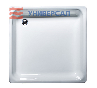 Поддон душевой чугунный  Универсал 80x80